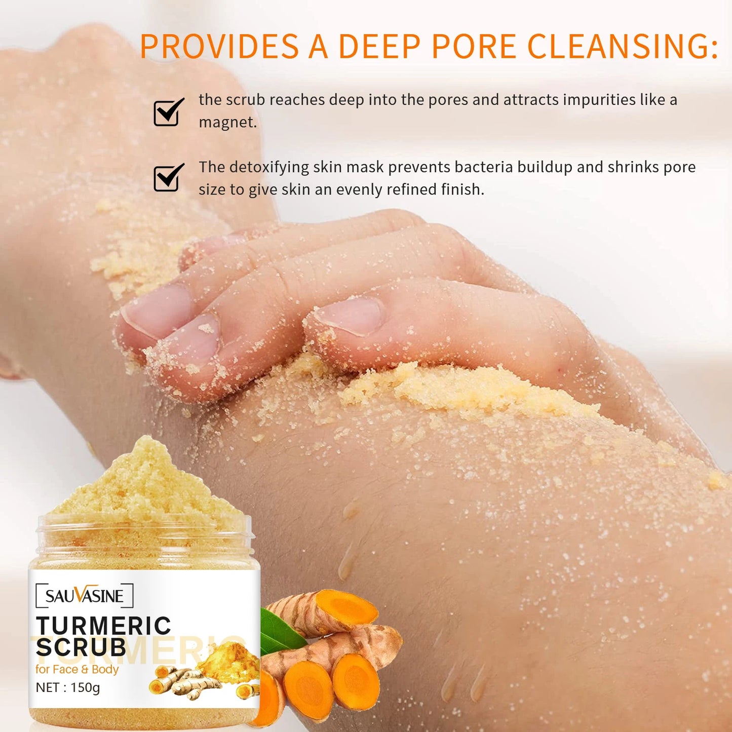 Turmeric Scrub for Face & Body