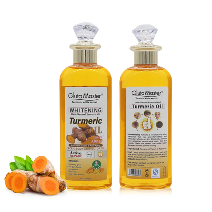 Gluta Master 200ml Turmeric Essential Oil Face and Body Skin Relaxation Massage Oil Nourishing Moisturizing Skin Oil