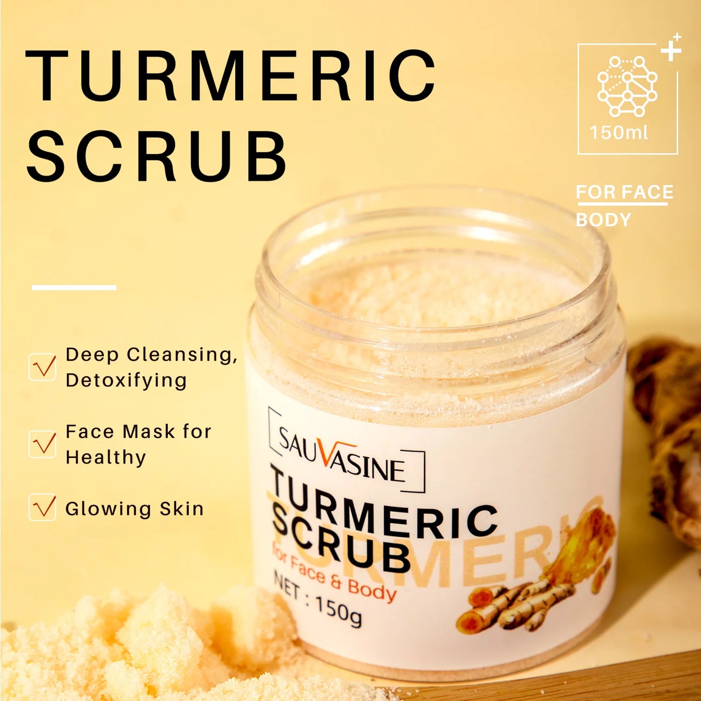 Turmeric Scrub for Face & Body